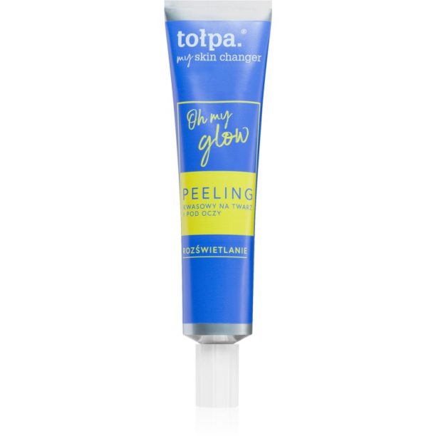 Tołpa My Skin Changer Oh My Glow озаряващ пилинг за зоната на лицето и очите 40 мл.