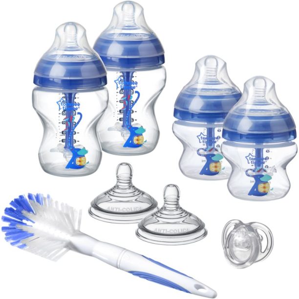 Tommee Tippee Closer To Nature Advanced комплект против колики Blue 1 бр.