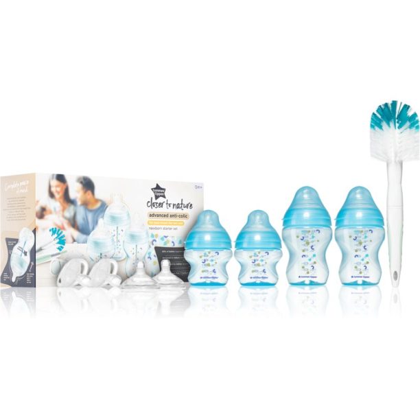 Tommee Tippee Closer To Nature Anti-colic Advanced комплект против колики Blue на ниска цена