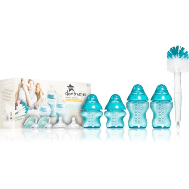 Tommee Tippee Closer To Nature Blue Set комплект (за бебета)