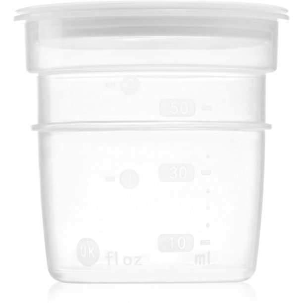 Tommee Tippee Closer To Nature Breast Milk Pots контейнери за съхранение на храни с капачка 0m+ 4 бр.