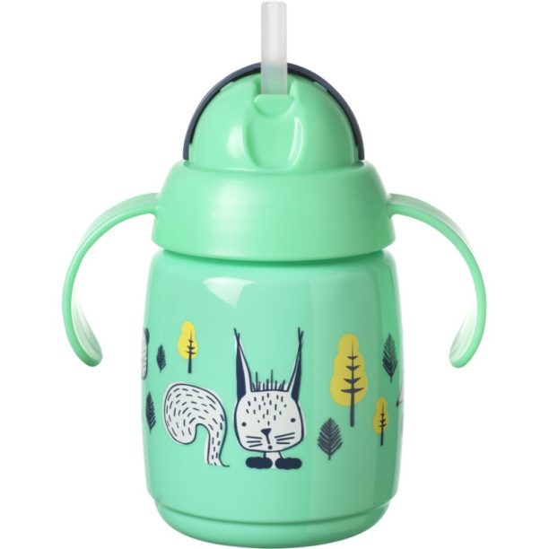 Tommee Tippee Superstar Straw Cup чаша със сламка за деца Yellow 300 мл. на ниска цена