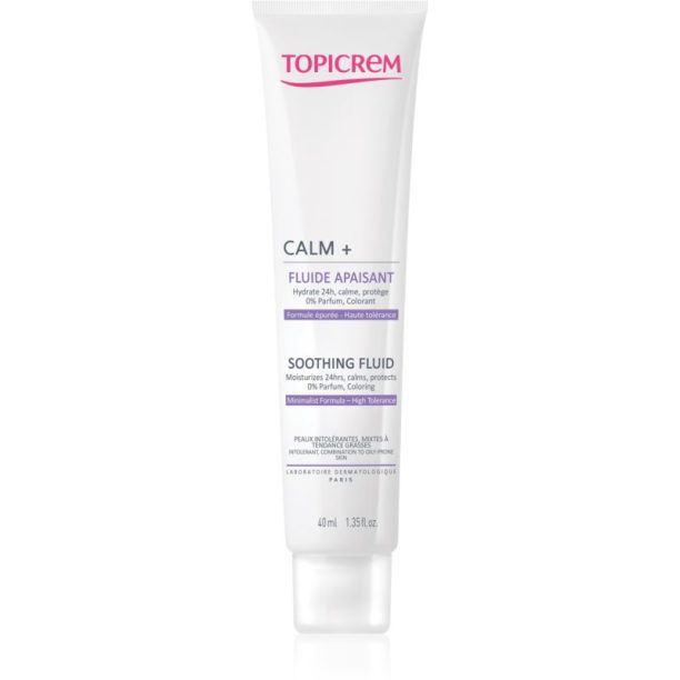 Topicrem UH FACE CALM+ Soothing Fluid успокояващ и хидратиращ флуид за нетолерантна кожа 40 мл.