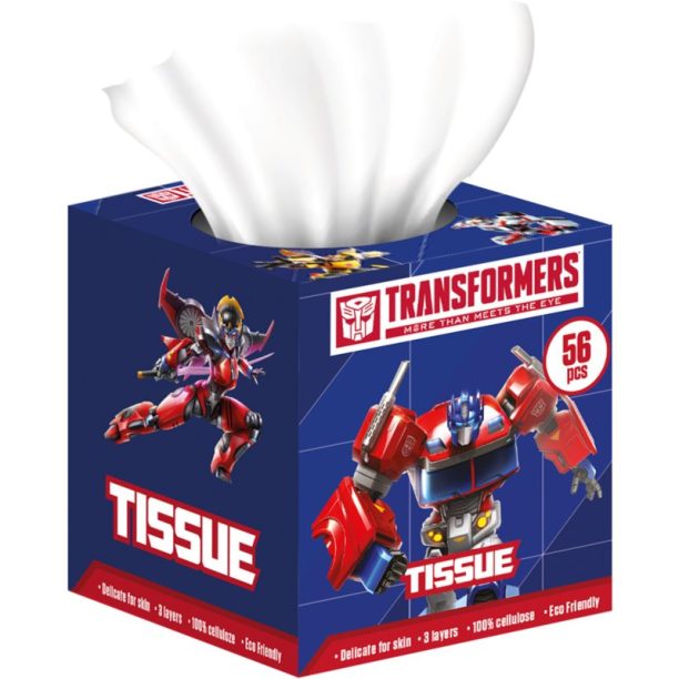 Transformers Tissue 56 pcs хартиени кърпички 56 бр.