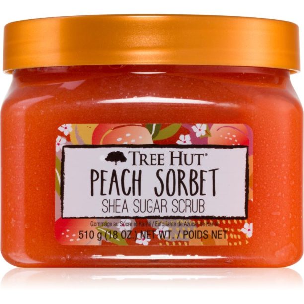 Tree Hut Peach Sorbet захарен скраб за тяло 510 гр.