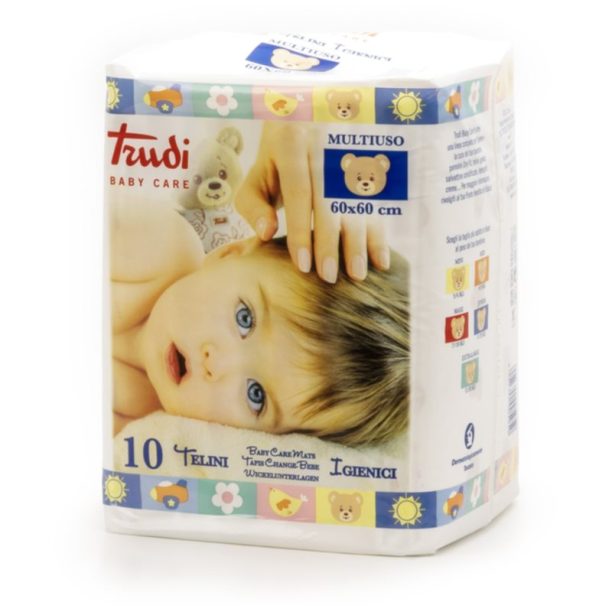 Trudi Baby Care еднократни подложки за смяна на пелените 60x60 cm 10 бр.