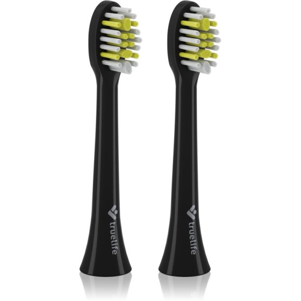 TrueLife SonicBrush Compact Heads Black Sensitive резервни глави за четка за зъби TrueLife SonicBrush Compact / Duo 2 бр.