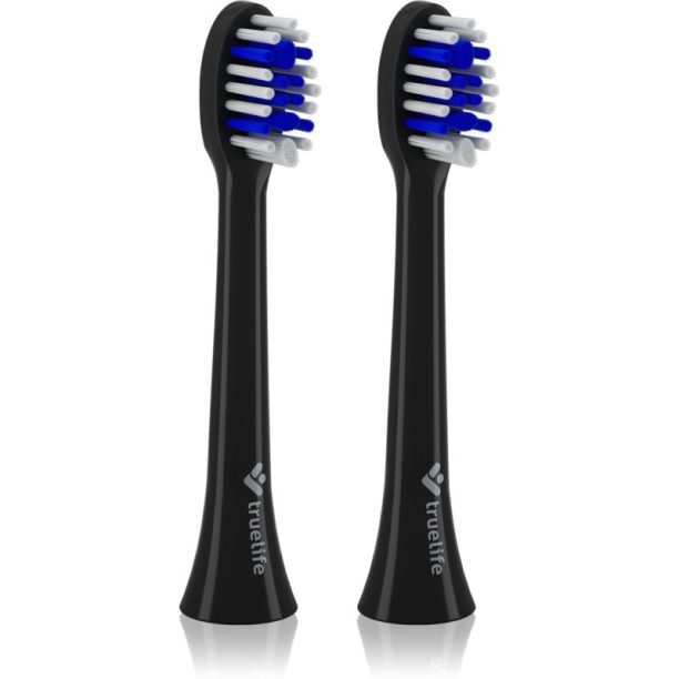 TrueLife SonicBrush Compact Heads Black Whiten резервни глави за четка за зъби TrueLife SonicBrush Compact / Duo 2 бр.