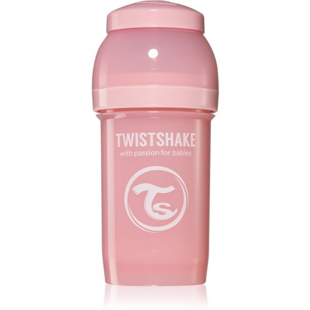 Twistshake Anti-Colic Pink бебешко шише против колики 180 мл.