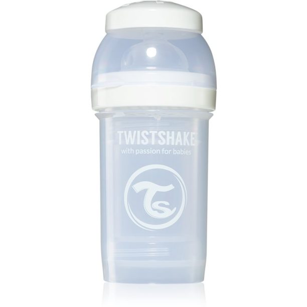 Twistshake Anti-Colic White бебешко шише против колики 180 мл.