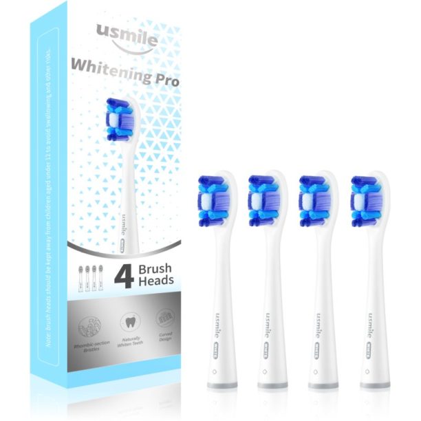 USMILE Whitening Pro сменяеми глави White 4 бр.