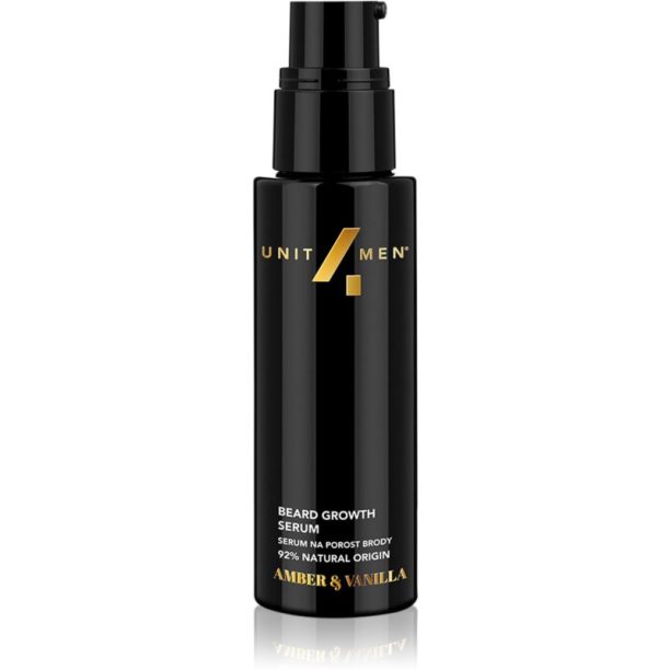 Unit4Men Beard Growth Serum Amber&Vanilla серум 30 мл.