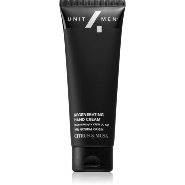 Unit4Men Regenerating hand cream регенериращ крем за ръце Citrus and Musk 75 мл.