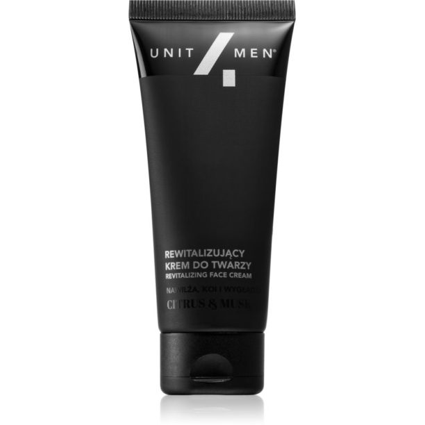 Unit4Men Revitalizing face cream ревитализиращ крем за лице Citrus and Musk 50 мл.