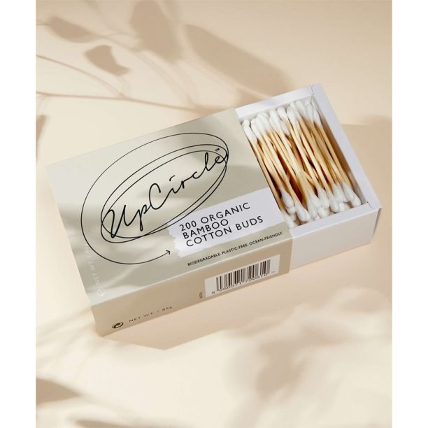 UpCircle Bamboo Cotton Buds клечки за уши 200 бр. купи на топ цена