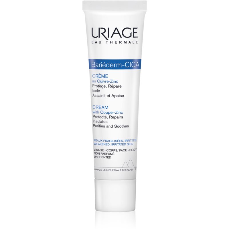 Uriage Bariéderm Cica-Cream with Copper-Zinc репариращ крем