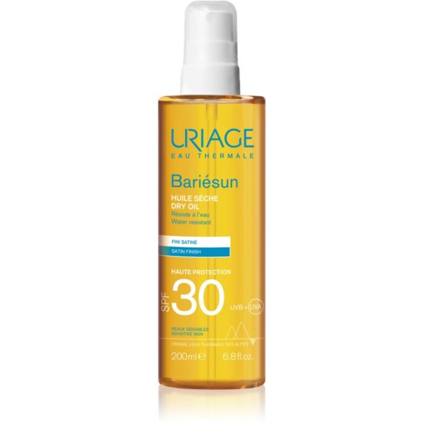 Uriage Bariésun Dry Oil SPF 30 олио за слънце SPF 30 200 мл.