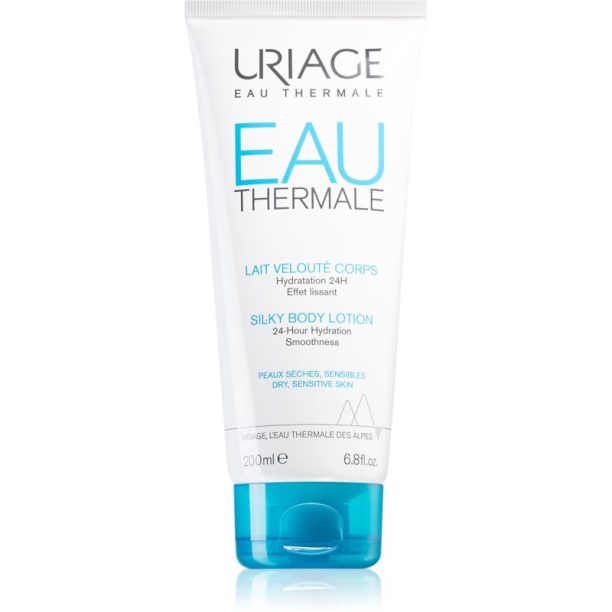 Uriage Eau Thermale Silky Body Lotion копринен лосион за тяло за суха и чувствителна кожа 200 мл. на ниска цена