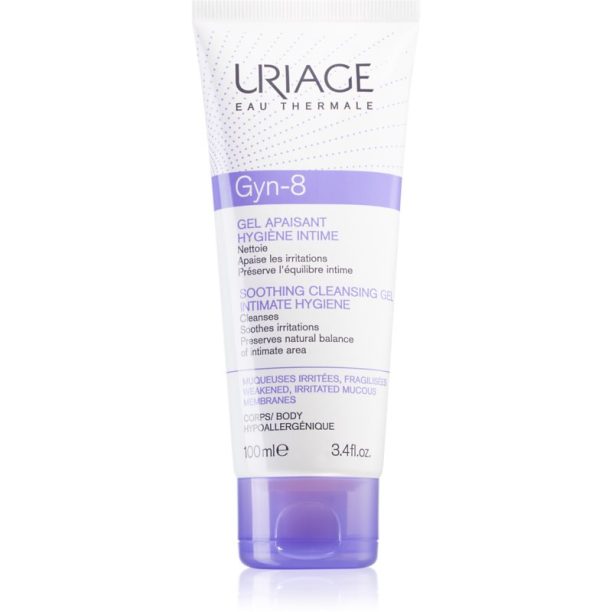 Uriage Gyn-Phy Gyn-8 Soothing Cleansing Gel Intimate Hygiene гел за интимна хигиена за раздразнена кожа 100 мл. на ниска цена