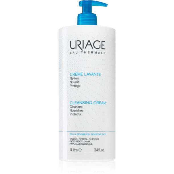 Uriage Hygiène Cleansing Cream подхранващ и почистващ крем за тяло и лице 1000 мл.