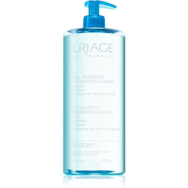 Uriage Hygiène Extra-Rich Dermatological Gel почистващ гел за лице и тяло 1000 мл. на ниска цена