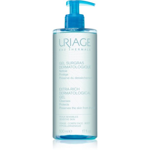 Uriage Hygiène Extra-Rich Dermatological Gel почистващ гел за лице и тяло 500 мл. на ниска цена