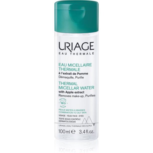 Uriage Hygiène Thermal Micellar Water - Combination to Oily Skin мицеларна почистваща вода за комбинирана към мазна кожа 100 мл.