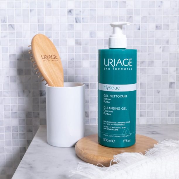 Uriage Hyséac Cleansing Gel лек почистващ гел за лице и тяло 500 мл. купи на топ цена