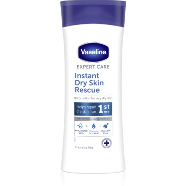 Vaseline Instant Dry Skin Rescue тоалетно мляко за тяло за много суха кожа 400 мл.