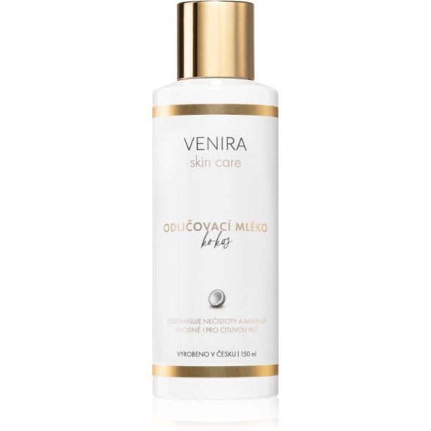 Venira Skin care Make-up remover milk почистващо и отстраняващо грим мляко за всички типове кожа на лицето 150 мл.