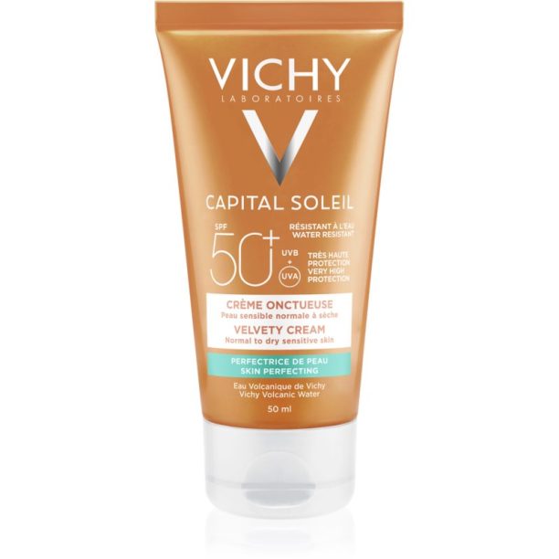 Vichy Capital Soleil защитен крем за кадифено нежна кожа на лицето SPF 50+ 50 мл.