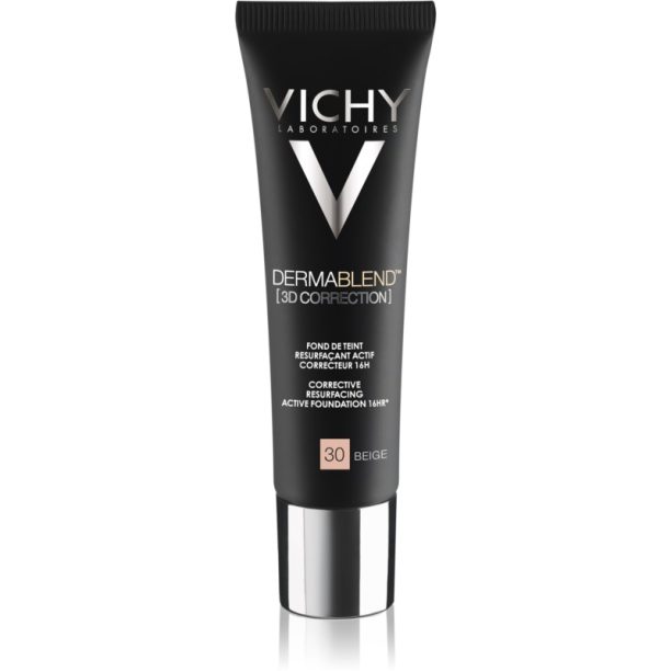 Vichy Dermablend 3D Correction коригиращ изглаждащ фон фьо тен SPF 25 цвят 30 Beige 30 мл. на ниска цена