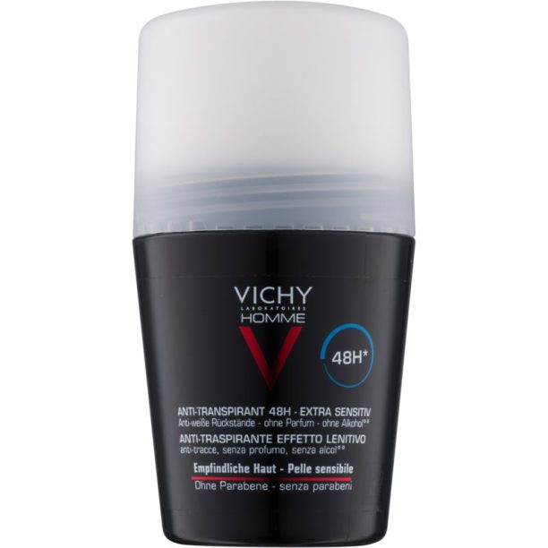 Vichy Homme Deodorant рол- он против изпотяване без парфюм 48h 50 мл.