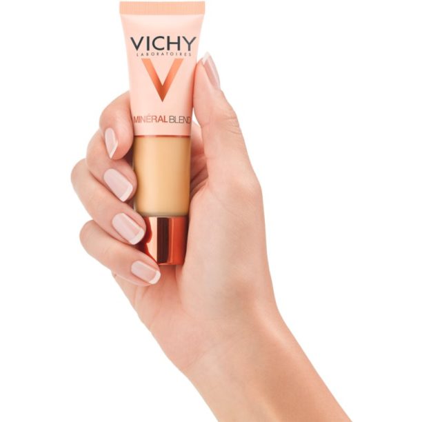 Vichy Minéralblend естествено покриващ хидратиращ фон дьо тен цвят 06 Ocher 30 мл. купи на топ цена