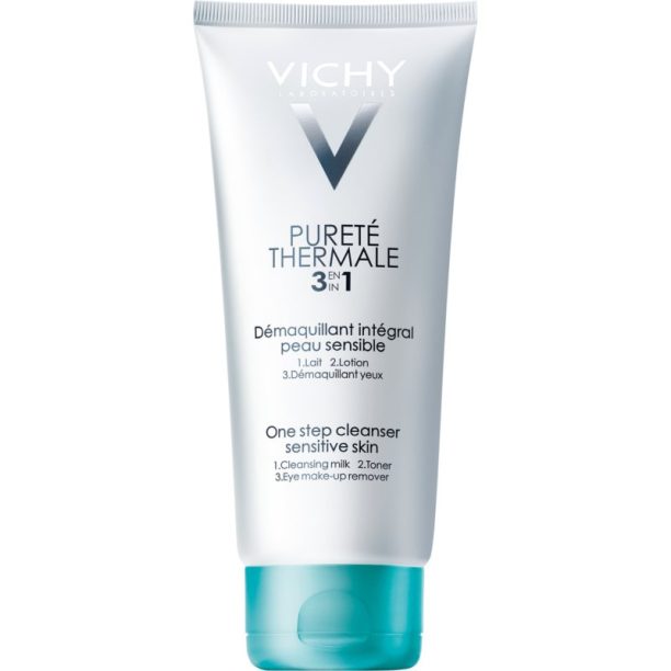 Vichy Pureté Thermale емулсия за почистване на грим 3 в 1 200 мл.