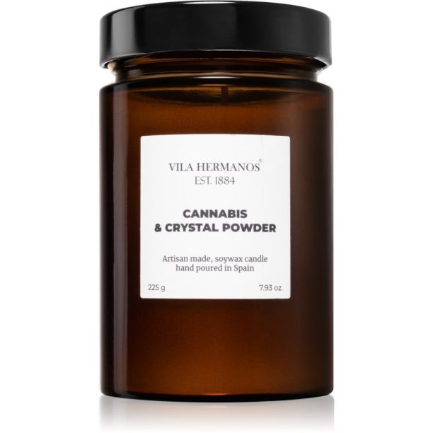 Vila Hermanos Apothecary Cannabis & Crystal Powder ароматна свещ 225 гр.