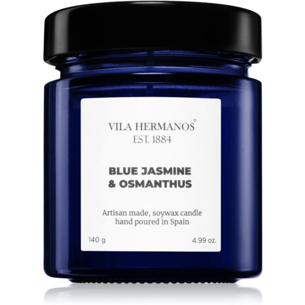 Vila Hermanos Apothecary Cobalt Blue Jasmine & Osmanthus ароматна свещ 140 гр.