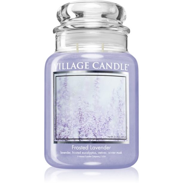 Village Candle Frosted Lavender ароматна свещ 602 гр.