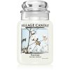 Village Candle Pure Linen ароматна свещ  (Glass Lid) 602 гр.