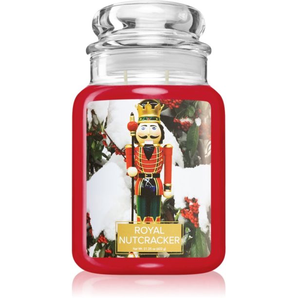 Village Candle Royal Nutcracker ароматна свещ (Glass Lid) 602 гр.