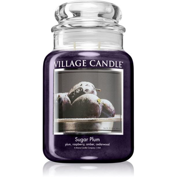 Village Candle Sugar Plum ароматна свещ 602 гр.