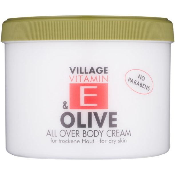 Village Vitamin E Olive крем за тяло без парабени 500 мл.