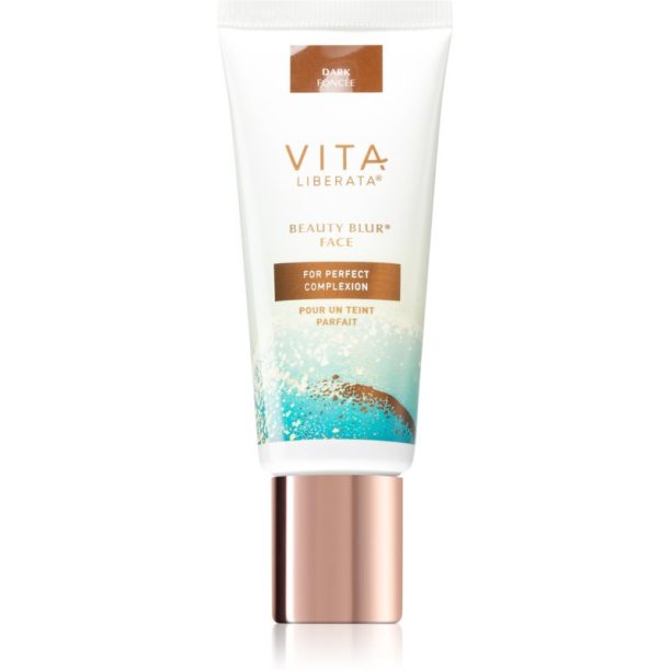 Vita Liberata Beauty Blur Face озаряващ тониращ крем с изглаждащ ефект цвят Dark 30 мл. на ниска цена