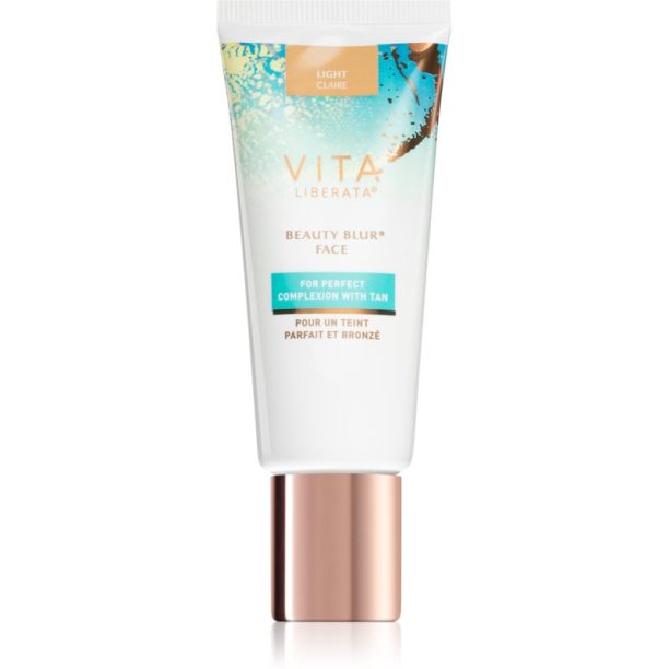 Vita Liberata Beauty Blur Face тониращ автобронзантен крем за освежаване и хидратация цвят Light 30 мл. на ниска цена