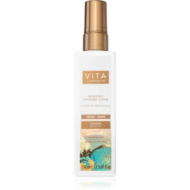 Heavenly Tanning Elixir Tinted Vita Liberata Heavenly Tanning Elixir Tinted автобронзиращ еликсир цвят Medium 150 мл.