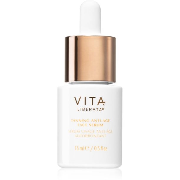 Vita Liberata Tanning Anti-Age Face Serum серум за лице за изкуствен тен анти стареене 15 мл. на ниска цена