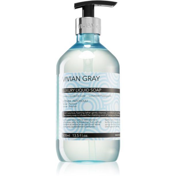 Vivian Gray Modern Pastel Vetiver & Patchouli луксозен течен сапун 500 мл.