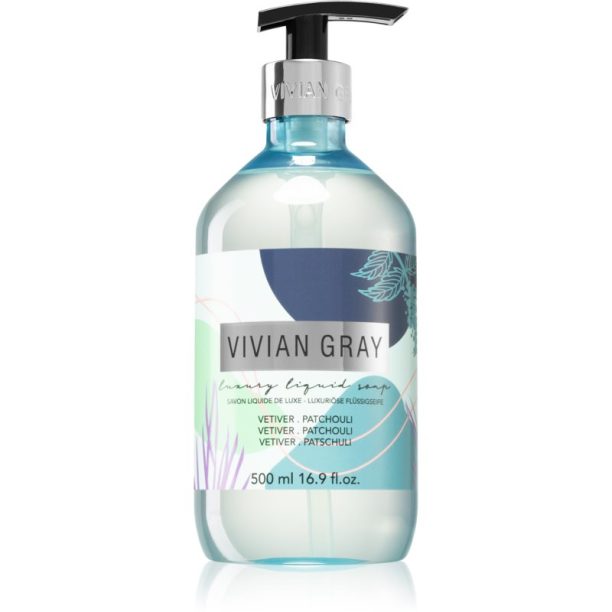 Vivian Gray Modern Pastel Vetiver & Patchouli освежаващ течен сапун 500 мл.