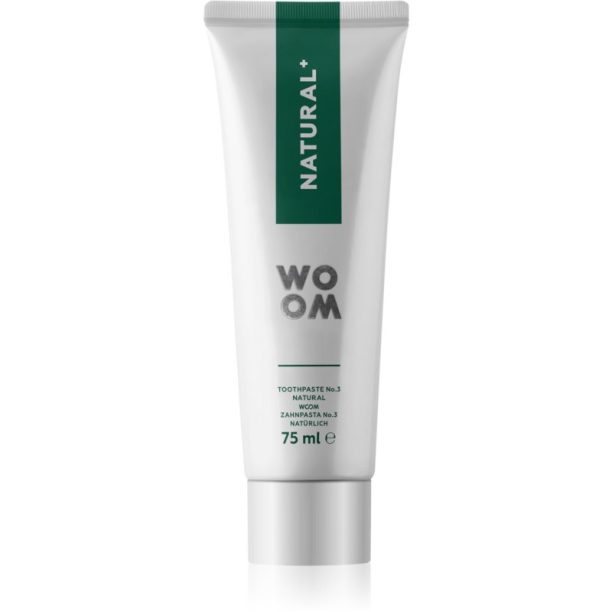 WOOM Natural+ Toothpaste паста за зъби с мента пиперита 75 мл.