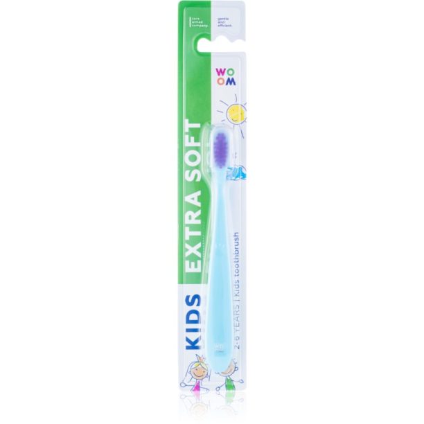 WOOM Toothbrush Kids Extra Soft четка за зъби за деца много мека 1 бр. на ниска цена